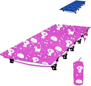 Camping Cot and Travel Bed | Lightweight and Compact Sleeping cots for Camping | 5'9" x 27.5" x 5.3" - Comfortable Cots and Travel Bed for Toddler, Kids, Youth and Even Adults