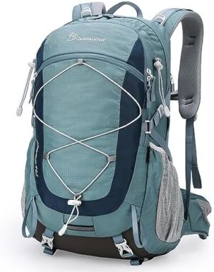 MOUNTAINTOP 40L Hiking Backpack Travel Daypack with Rain Cover for Outdoor Backpacking, Camping