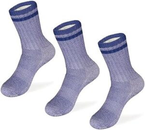 MERIWOOL Merino Wool Kids Hiking Socks for Children 3 Pairs