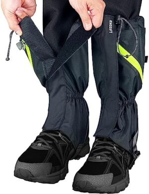 MAGGIFT Leg Gaiters,Gaiters for Hiking Waterproof and Adjustable Snow Boot Gaiters for Walking, Hunting, Mountain Climbing, and Snowshoeing