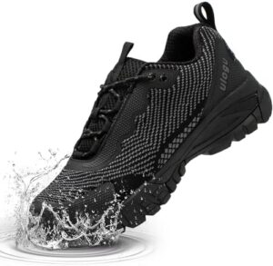 ulogu Waterproof Hiking Shoes for Men Women丨 Comfy Lightweight Non-Slip All Day Walking Work Sneakers 6-Month Warranty