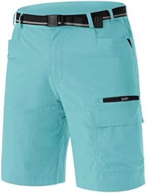 TACVASEN Men's Summer Outdoor Shorts Quick Dry Cargo Casual Hiking Shorts