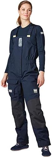 Helly-Hansen Pier 3.0 Coastal Sailing Bib Overalls for Women - Wind/Waterproof and Breathable, with Reinforced Seat & Knees