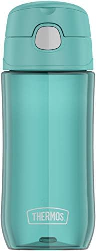 THERMOS FUNTAINER 16 Ounce Plastic Hydration Bottle with Spout, Aqua