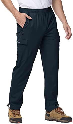 Gopune Men's Lightweight Joggers Quick Dry Hiking Athletic Pants Outdoor Running Casual Track Pants