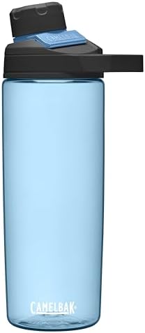 CamelBak Chute Mag BPA Free Water Bottle with Tritan Renew - Magnetic Cap Stows While Drinking, 20oz, True Blue