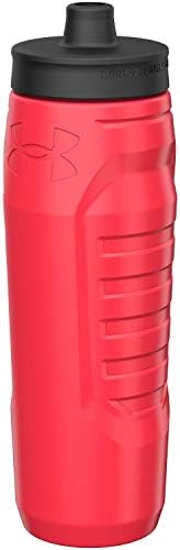 Under Armour Sideline Squeeze Water Bottle, Designed with Quick-Shot Lid, Quick & Easy Hydration, 32 oz