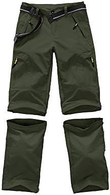 Boys Cargo Pants Kids' Hiking Quick Dry Lightweight Convertible Youth Waterproof Outdoor Camping Fishing Scout Pants