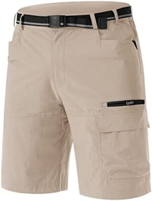 TACVASEN Men's Summer Outdoor Shorts Quick Dry Cargo Casual Hiking Shorts