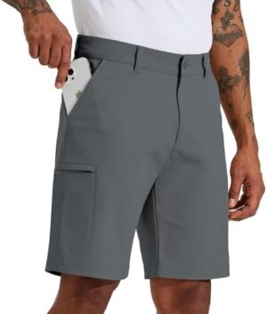 Willit Men's Golf Shorts Stretch Hiking Cargo Shorts Athletic Quick Dry Casual Work Shorts with Pockets 10"