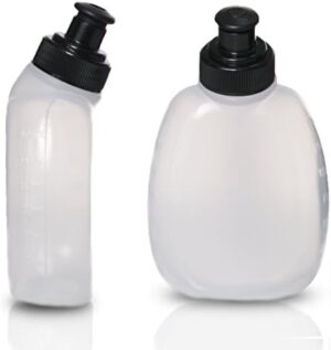 2x 10 oz BPA Free Water Bottles for the Running Hydration Belt w/Touch Screen Cover! Full compatibility with most Running Fuel Belts and Fanny Packs on the Market!