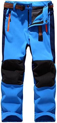 Jessie Kidden Kids Boys Girls Youth Waterproof Hiking Ski Snow Pants Elastic Waist Warm Insulated Pants