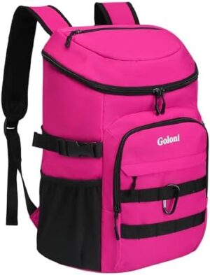 Goloni Cooler Backpack 24 Cans Lightweight Insulated Backpack Cooler Leak-Proof for Men and Women with Unique Removable Liner