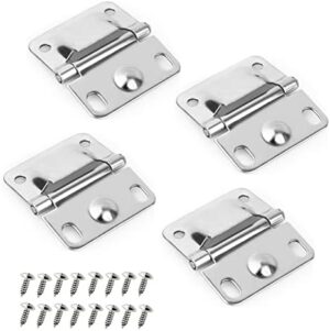 Cooler Stainless Steel Hinges Replacement for Coleman Cooler Parts Ice Chest Hinges 5235 5250 5277 5286b 5299 6262 6270 6286-4 Pack