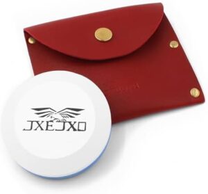 JXE JXO Knife/Hatchet Sharpening Stone - 400/1000 Grit Dual Grit Whetstone & Tool Sharpener with Leather Sheath