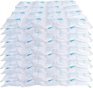 Dry Ice Packs for Shipping Frozen Food, 10 Sheets Reusable Cold Ice Packs for Coolers, Lunch Bag, Flexible Long-Lasting Ice Blanket Sheets for Shipping