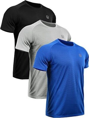 NELEUS Men's Dry Fit Mesh Athletic Shirts