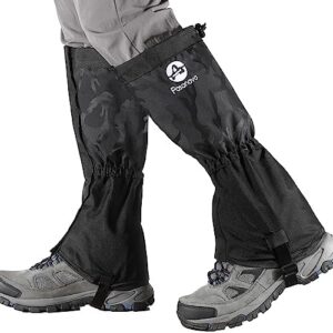 Leg Gaiters Waterproof and Adjustable Snow Boot Gaiters One Size for Hiking,Walking,Hunting,Backpacking and Outdoor Climbing for Men and Women