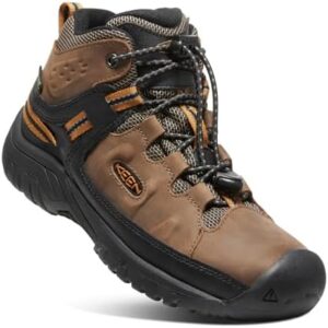 KEEN Boy's Targhee Mid Height Waterproof Hiking Boots