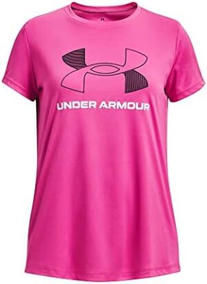 Under Armour Girls' Tech Big Logo Short Sleeve T Shirt