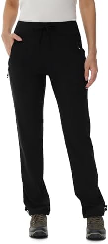 TBMPOY Women's Hiking Pants Lightweight Outdoor Quick Dry Travel Joggers Water Resistant Athletic Pants Zipper Pockets