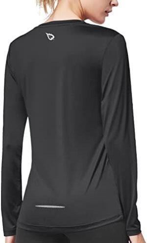 BALEAF Long Sleeve Workout Tops for Women Running Athletic Shirts Active Quick Dry Lightweight Moisture Wicking