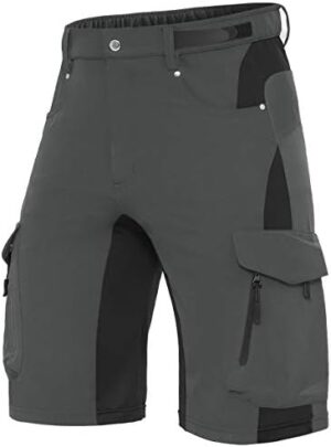 XKTTAC Men's Outdoor Quick Dry Lightweight Stretchy Shorts for Hiking, Tactical, Camping, Travel with 6 Pockets