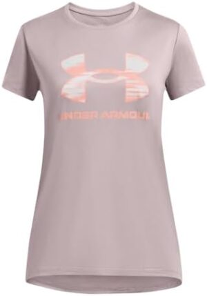 Under Armour Girls' Tech Big Logo Short Sleeve Crew Neck