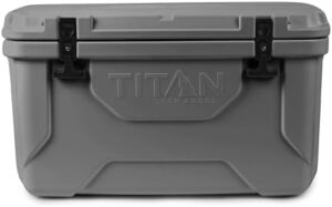 Titan Hard Ice Chest Cooler Roto Cooler with Microban Protection and Deep Freeze Insulation