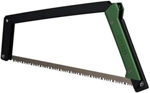 AGAWA - BOREAL21 -> 21 Inch Folding Bow Saw - Black Frame, Green Handle, 21" All Purpose Blade