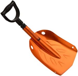 Crescent Moon Compact Collapsible Survival Shovel: Lightweight Portable Shovel for Camping, Emergencies, Cars, Backcountry Adventures, ATVs & Snowmobiles – Essential Small Emergency Shovel