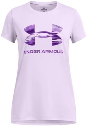 Under Armour Girls' Tech Big Logo Short Sleeve Crew Neck