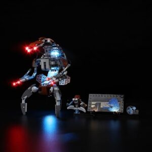 Kyglaring LED Light Kit for Lego 75381 Droideka - Led Lighting Kit Compatible with Lego Building Blocks Model (NOT Included The Model Set)