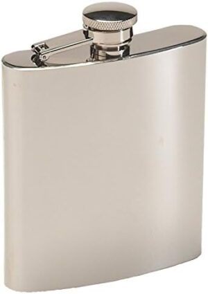 Stainless Steel Tailgater Hip Flask 8oz