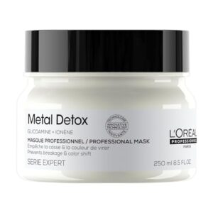 L'Oreal Professionnel Metal Detox Hair Mask | Deep Conditioner & Treatment | Protects Color, Prevents Damage & Nourishes Hair | For Dry, Damaged Hair | Sulfate-Free