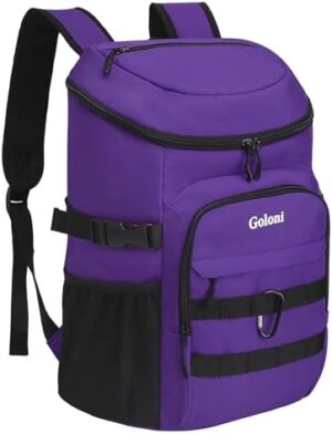 Goloni Cooler Backpack 24 Cans Lightweight Insulated Backpack Cooler Leak-Proof for Men and Women with Unique Removable Liner