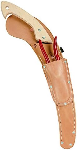 Weaver Leather Curved Back Curved Saw Scabbard with Pruner Pouch