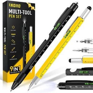 Stocking Stuffers for Men, 9 in 1 Multitool Pen Gifts for Men, Mens Stocking Stuffers for Adults, Mens Gifts for Christmas, Gifts for Dad,Grandpa,Husband, Dad Gifts for Men Who Have Everything