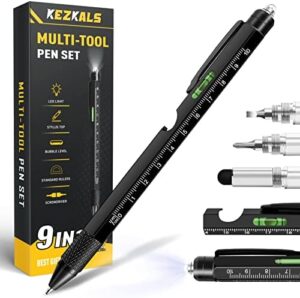 Stocking Stuffers for Adults Men, Gifts for Men, 9 in 1 Multitool Pen, Christmas Gifts for Men, Dad, Boyfriend, Cool Gadgets for Mens Gifts, Gifts for Men Who Have Everything, Birthday Gifts for Men