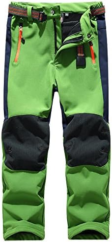 Jessie Kidden Kids Boys Girls Youth Waterproof Hiking Ski Snow Pants Elastic Waist Warm Insulated Pants