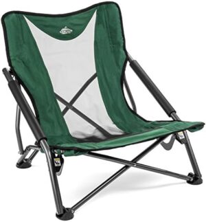 Cascade Mountain Tech Folding Camp Chair for Camping, Beach, Picnic, Barbqeues, Sporting Events with Carry Bag