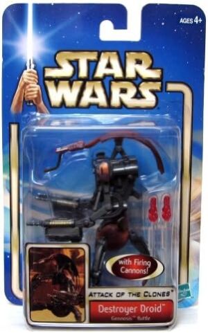 Star Wars Episode II Attack of The Clones Figure: Destroyer Droid (Genosis Battle)