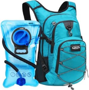 Hydration Backpack with 3L Water Bladder, Insulated Running Hydration Pack Hydropack, Lightweight Water Backpack for Hiking Cycling Camping Biking for Men Women