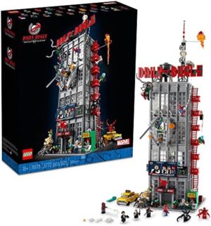 LEGO Marvel Spider-Man Daily Bugle Newspaper Office 76178 Building Set - Featuring 25 Spider-Verse Minifigures Including Peter Parker, Venom, and Spider-Gwen, Collectible Gift Idea for Adults