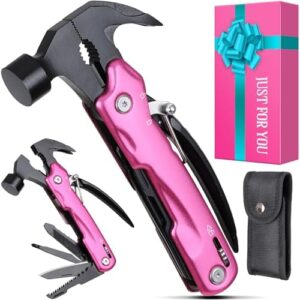 Gifts for Women Mom Wife - Birthday Gifts for Women, Multitool Hammer - Christmas Anniversary Mothers Day P’ink Gifts from Daughter Son - Stocking Stuffers for Women, Mom, Wife, Girlfriend, Grandma