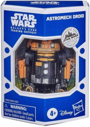 STAR WARS Galaxy’s Edge Trading Outpost Depot Astromech Droid Black and Orange