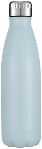 HASLE OUTFITTERS 17oz Stainless Steel Water Bottles, Vacuum Insulated Water Bottles Double Walled Powder Coated Reusable Metal Sports Water Bottles Keep Drinks Hot and Cold,Sky Light Blue, 1Pack