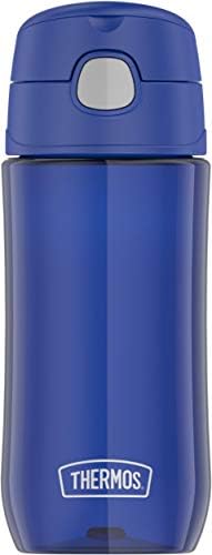 THERMOS FUNTAINER 16 Ounce Plastic Hydration Bottle with Spout, Blueberry