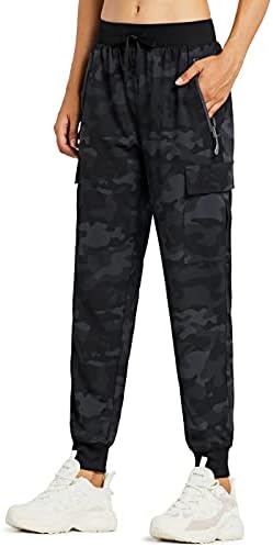 Libin Women's Cargo Joggers Lightweight Quick Dry Hiking Pants Athletic Workout Lounge Casual Outdoor