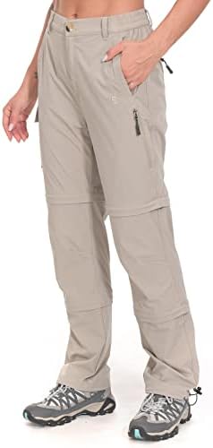 Little Donkey Andy Women's Stretch Convertible Pants, Zip Off Quick Dry Hiking Pants